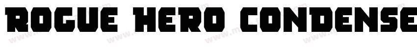 Rogue Hero Condensed Italic字体转换